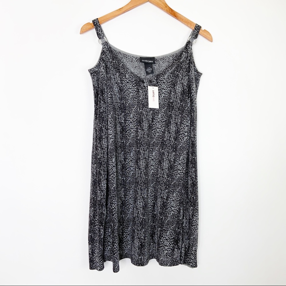 NWT Lane Bryant Metallic Cold Shoulder Tunic 14 16 - Picture 3 of 8